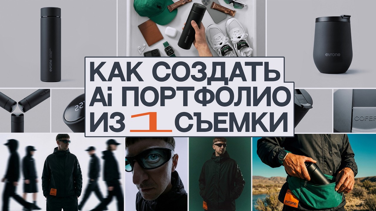 КАК СОЗДАТЬ Ai ПОРТФОЛИО ИЗ 1 СЪЕМКИ | ПОДРОБНАЯ ИНСТРУКЦИЯ