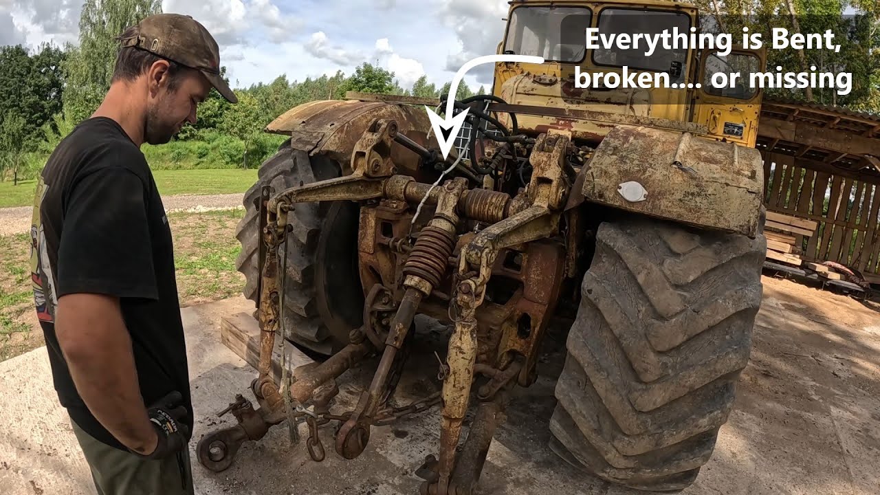 Fixing Up The Kirovets Tractor - 3-Point hitch.... let's rebuild it!