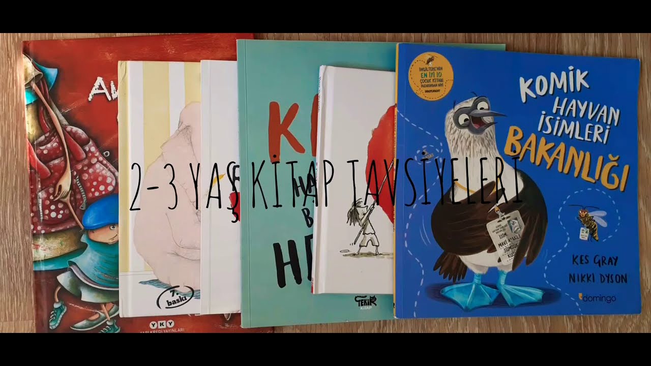 2 - 3 YAŞ KİTAP TAVSİYELERİ | EN İYİ COCUK KİTAPLARI