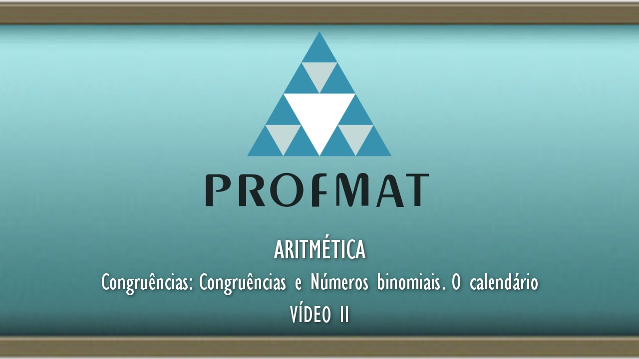 Congruências: O calendário