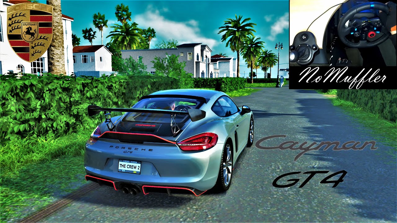 LA to Salt Lake City in a Porsche Cayman GT4 | The Crew 2 | Logitech G29 Steering Wheel Gameplay