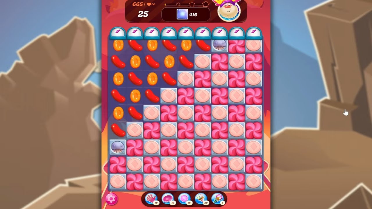 Candy Crush Saga LEVEL 665 NO BOOSTERS&nbsp;(new version)🐟☑️