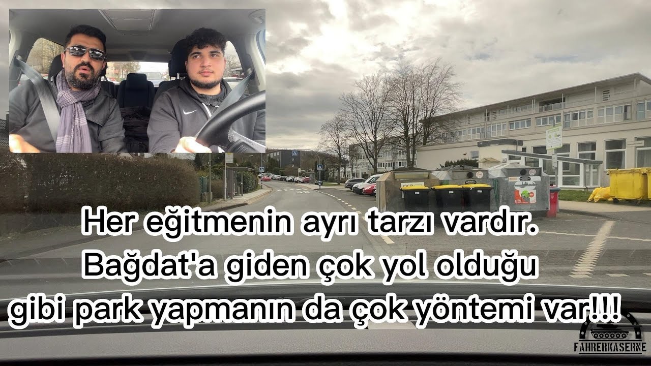 🇹🇷Geri Parallel Park (Dik) L-Park, bir de benim Y&ouml;ntemi izleyin ve deneyinAlmanya #direksiyondersi