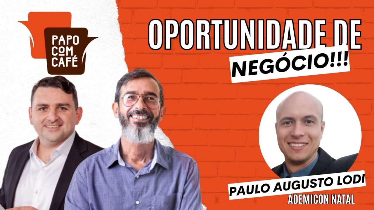#aovivo Papo Com Café e Paulo Lodi (Ademicon Natal) | Estreia 2ª Temporada