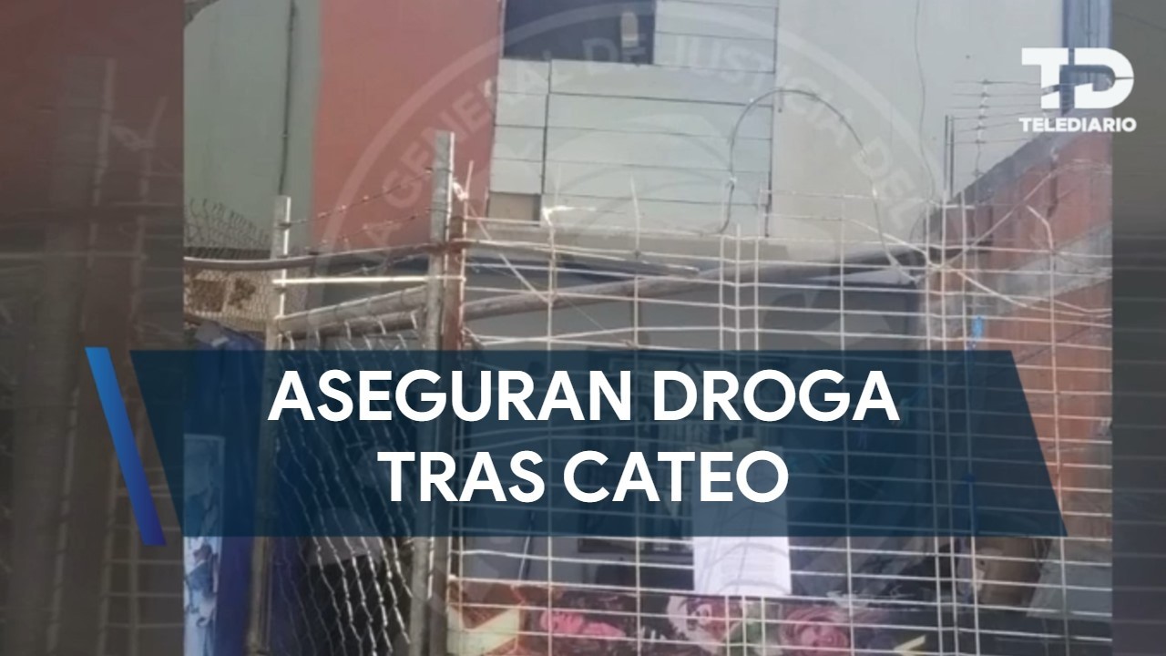 Autoridades aseguran droga tras cateo en Escobedo, NL