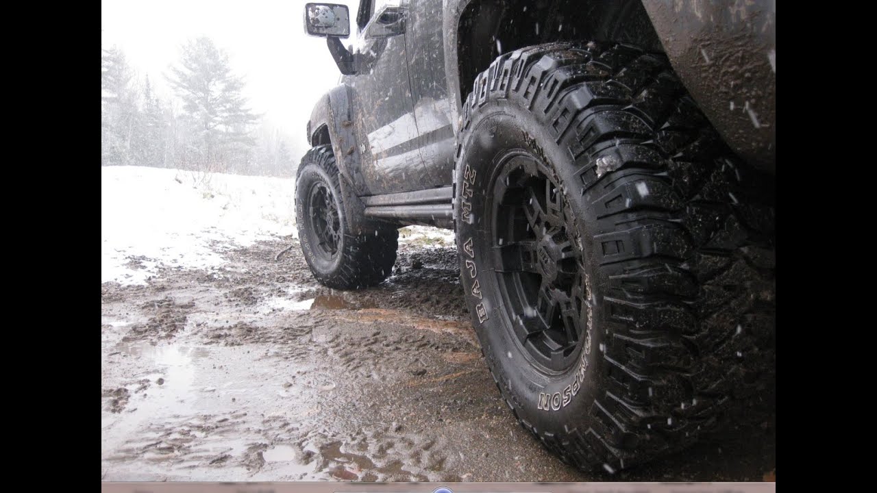 Overland Adventure in Mud and Snow in Muskoka Canada on Hummer H3