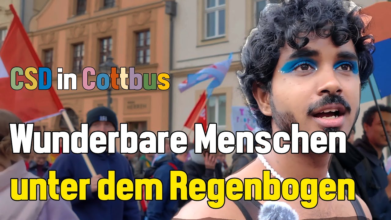 Begegnungen auf dem CSD in Cottbus