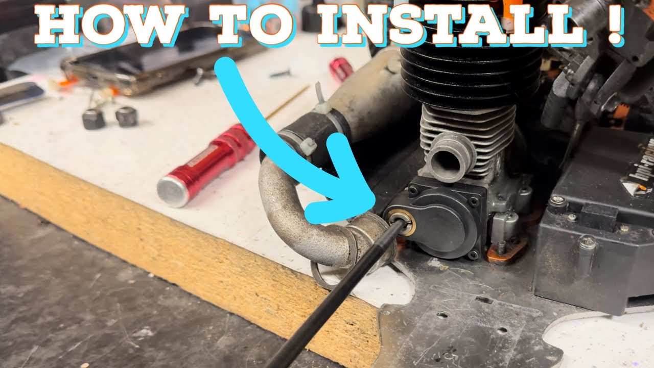 How to install a NITRO rc car roto starter (back to basics)