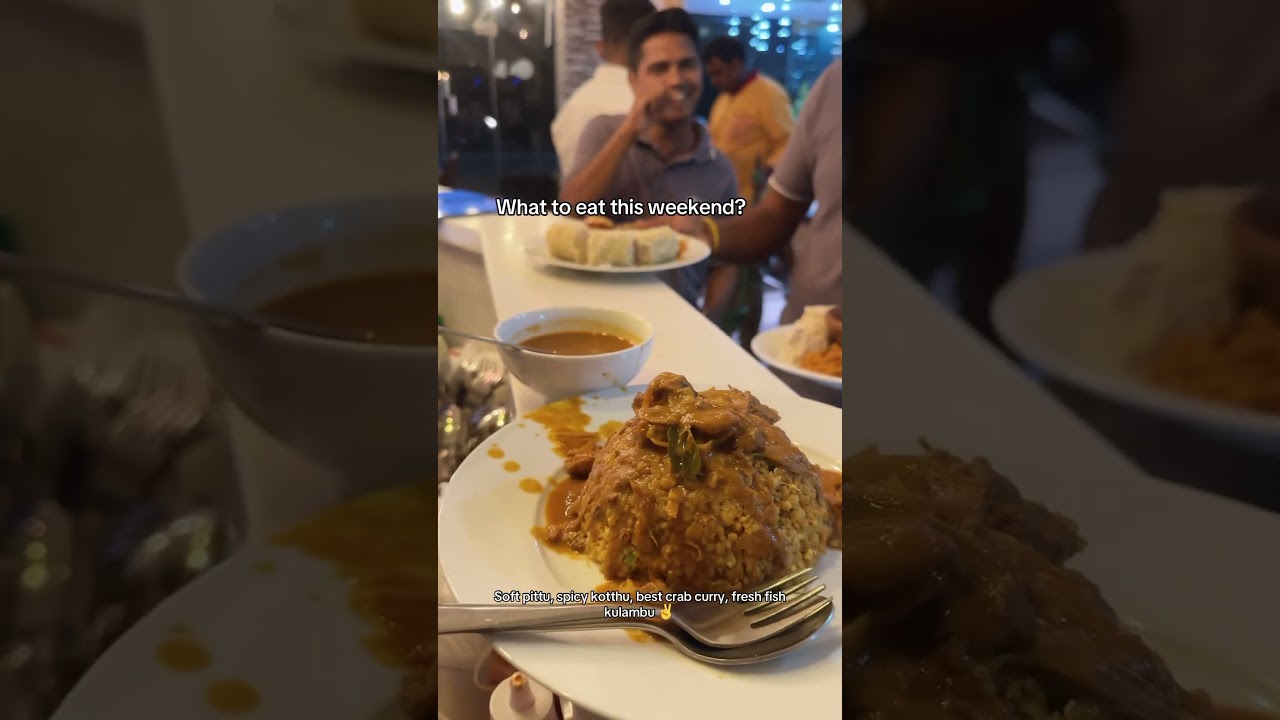 BEST PITTU | FRESH FISH KULAMBU | SPICY CRAB CURRY | BEST JAFFNA STYLE RESTAURANT#southfood#srilanka