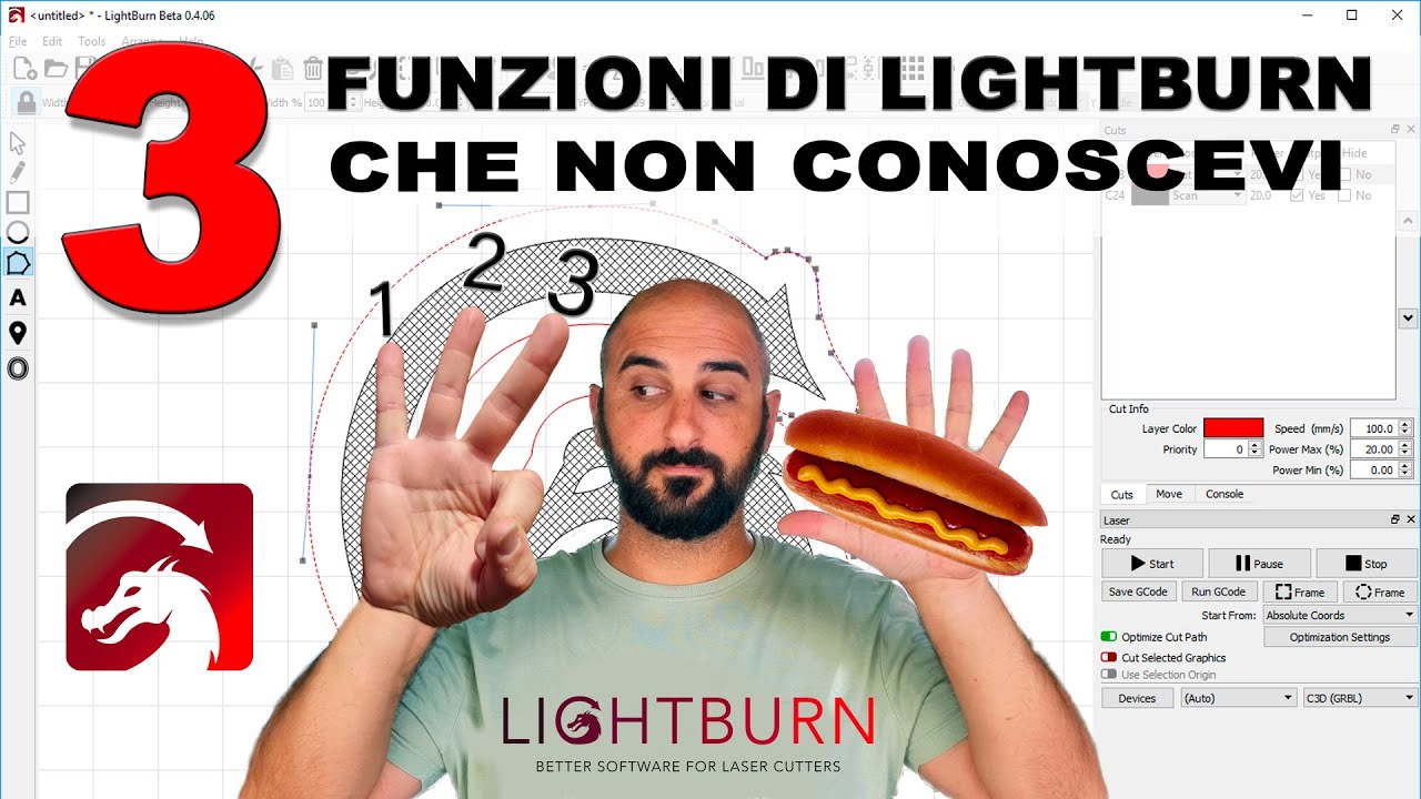 3 Funzioni di LIGHTBURN che non conoscevi