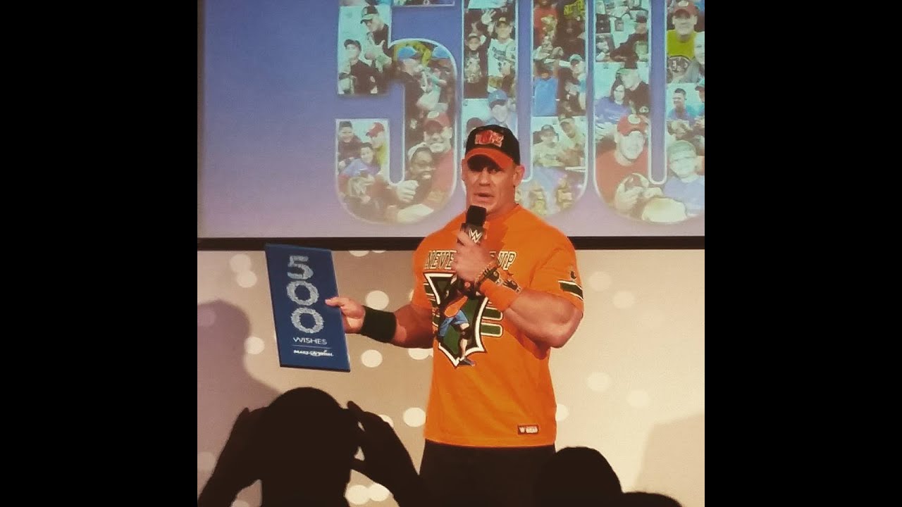 Sights from the John Cena 500th Wish Celebration Ceremony at Dave and Buster's