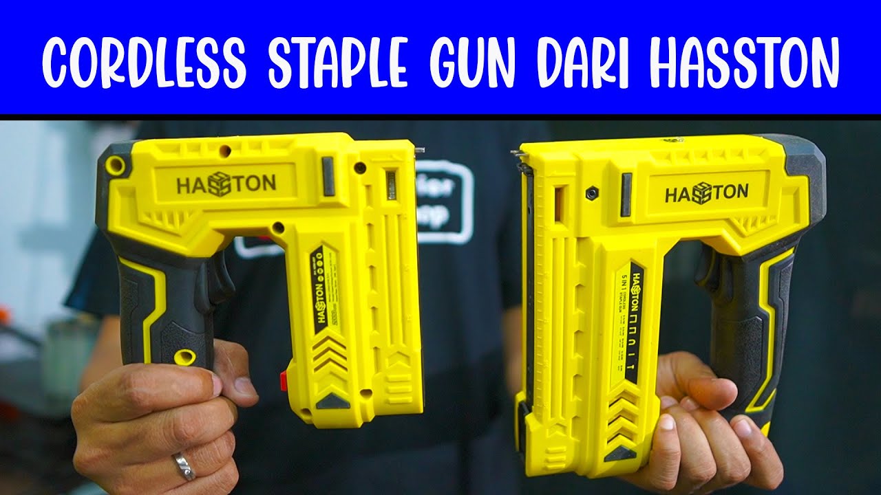 Cordless Staple Gun Murah Terbaik dari Hasston - Hekter Baterai Calon Goib