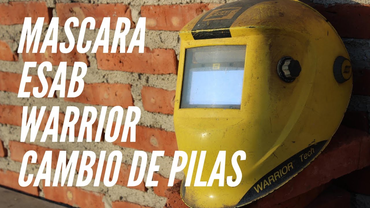 Cambio de baterías ESAB WARRIOR Tech // No pierdas tu mascara!!! Cambio de pilas y vamos andando!!!