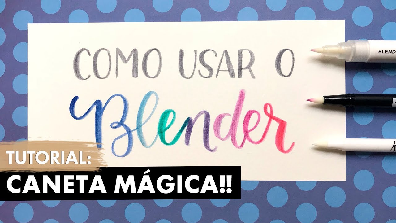 COMO USAR O BLENDER BRUSH PEN | Primeiro Rabisco