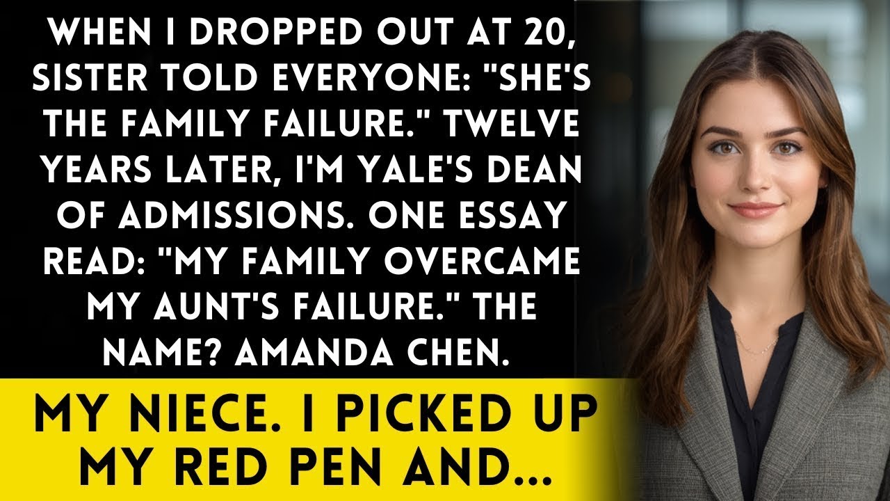 Sister Called Me "Family Failure" - Her Daughter's Essay Landed On My Desk