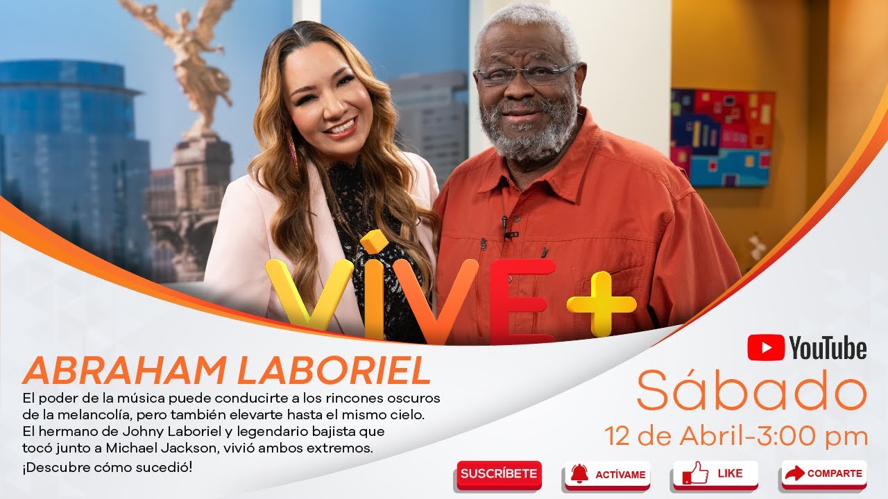 En VIVO con Maestro ABRAHAM LABORIEL- Ex bajista de Michael Jackson | Vive Más Tv