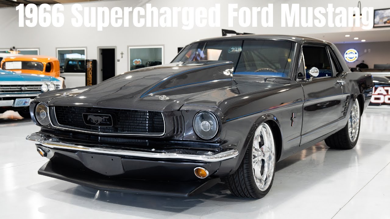 1966 supercharged Ford Mustang walk-around and driving. Available at Burnyzz!