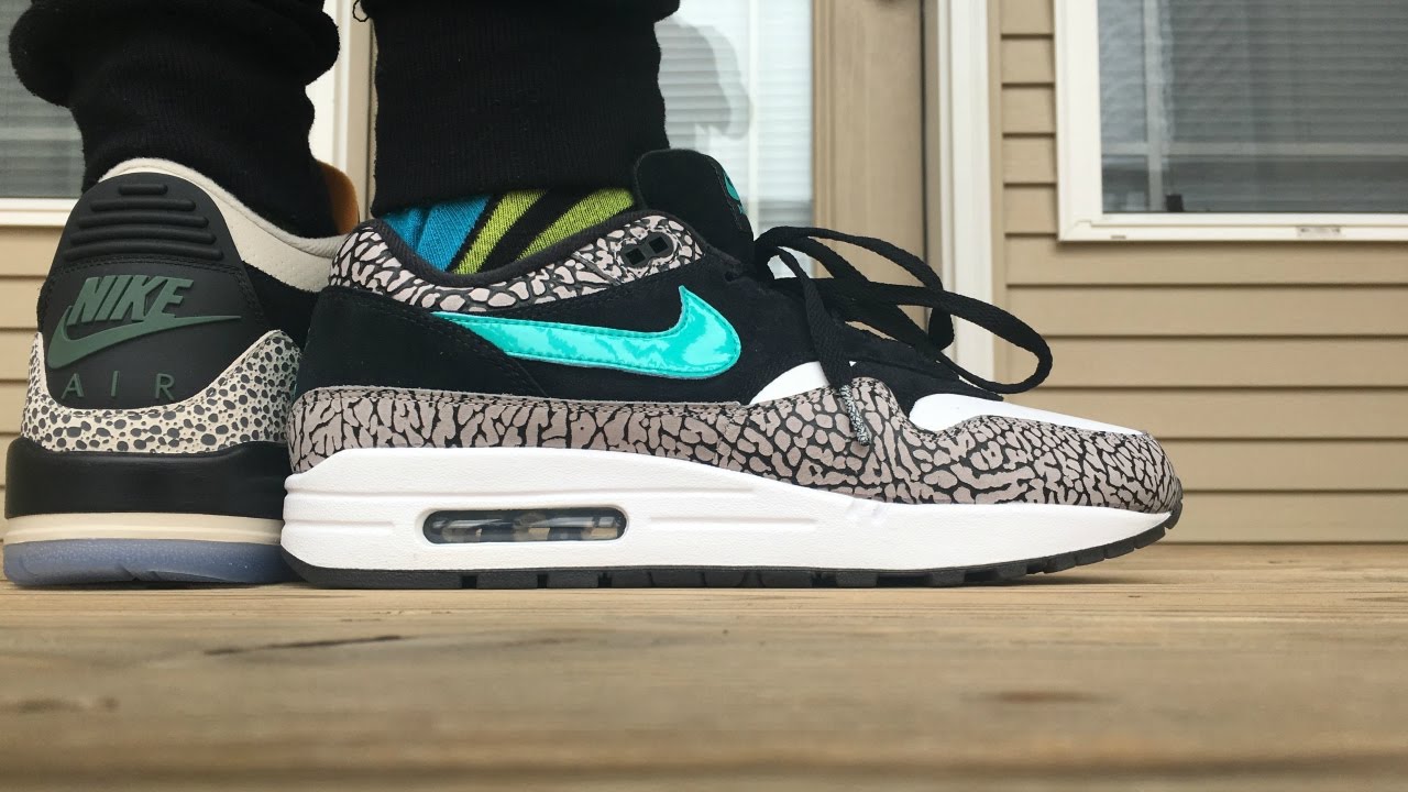 AIR MAX 1 ATMOS / AIR JORDAN 3 MAX PACK ON FOOT LOOK!!!!