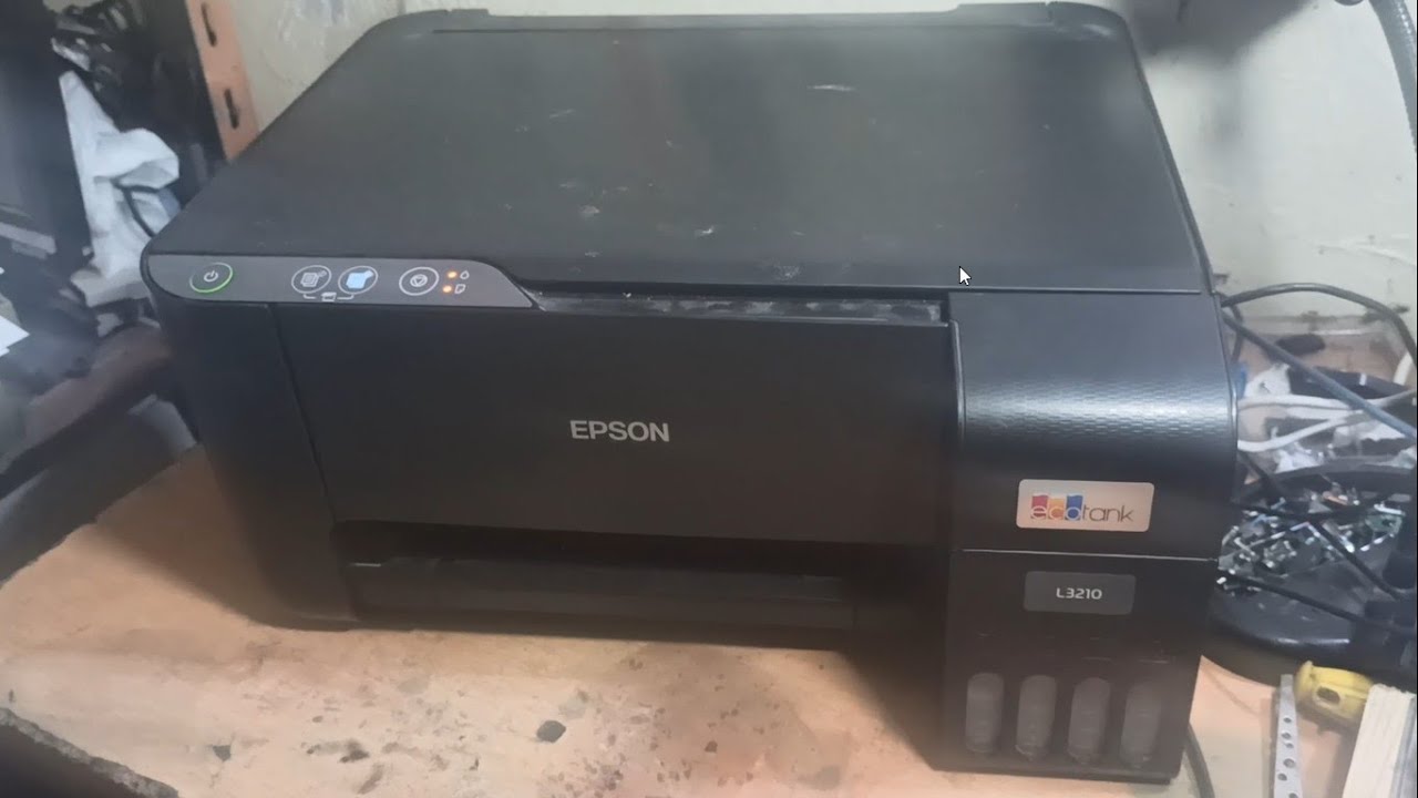epson L3210 reset ink compter تصفير طابعة ابسون