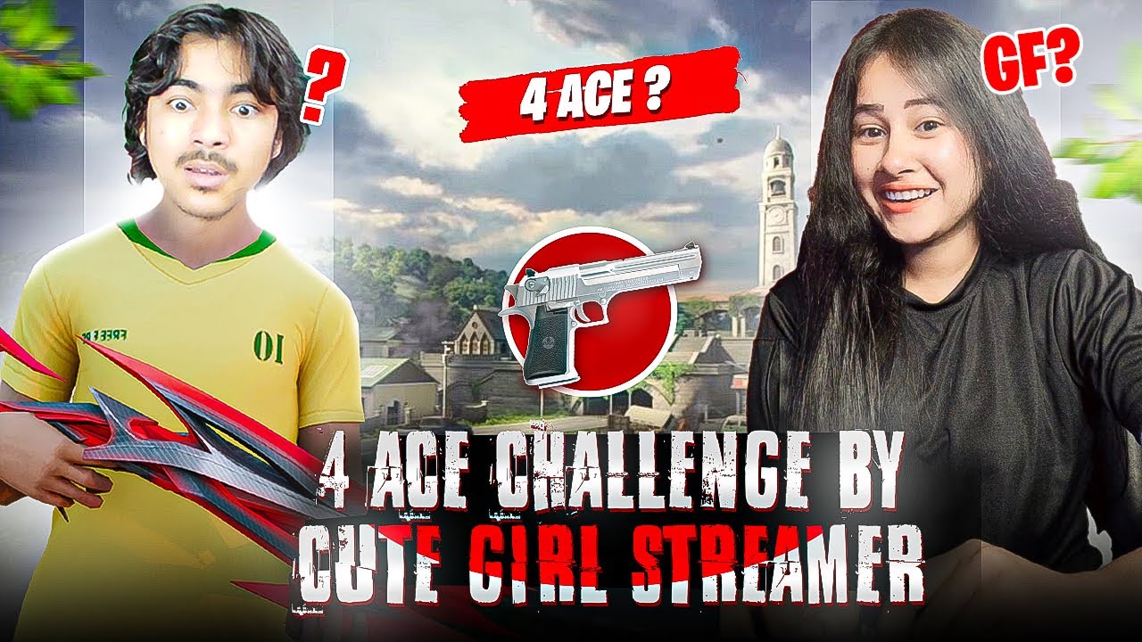 My New Gf ? 4 Ace on Cs Ranked Challenge By Cute Girl Streamer😱 Laka Gamer