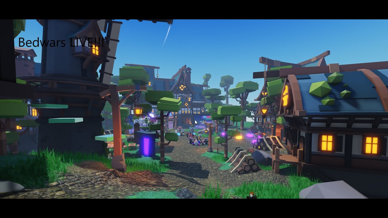 ROBLOX BEDWARS LIVE WITH 