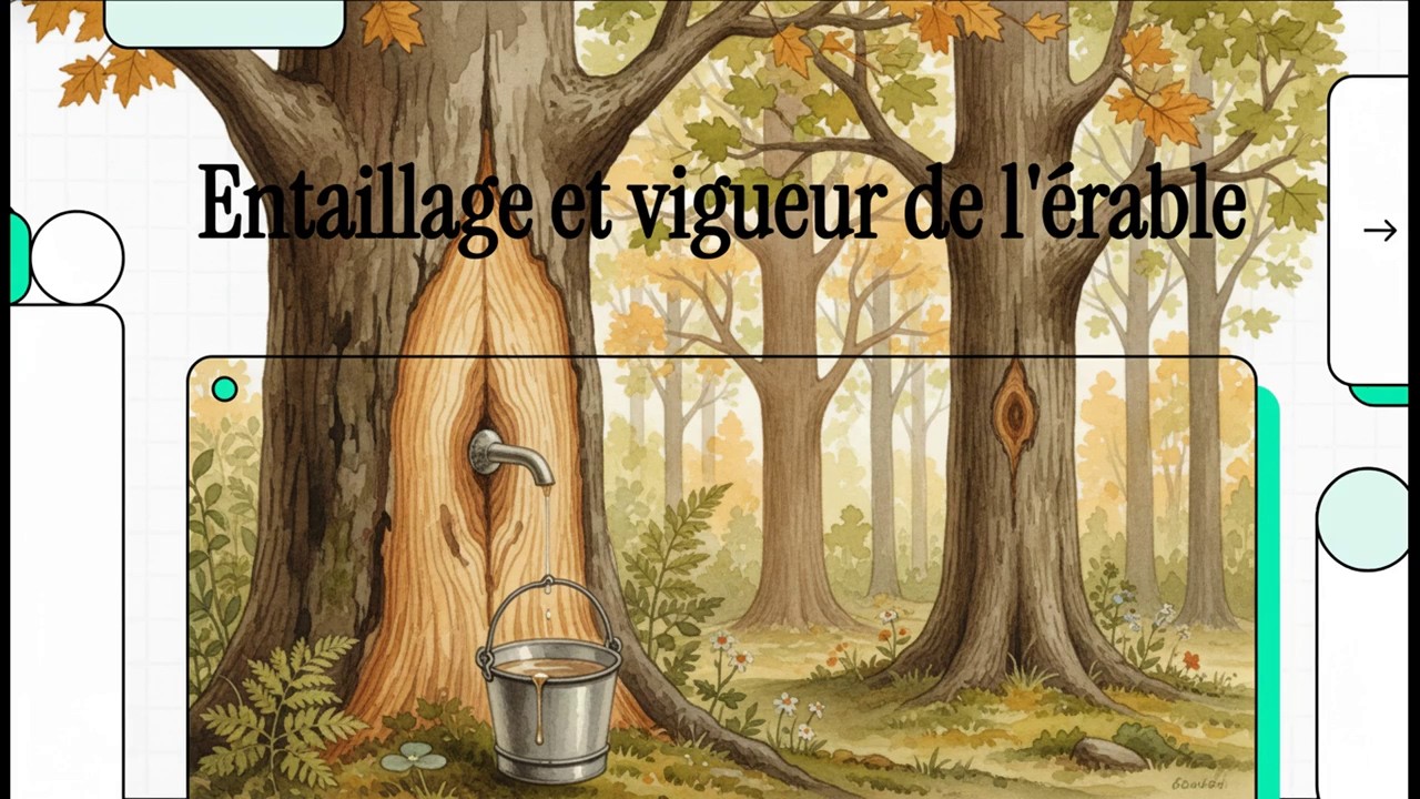 Entaillage et vigueur de l'érable | Effets de l'entaillage sur la croissance de l'érable à sucre