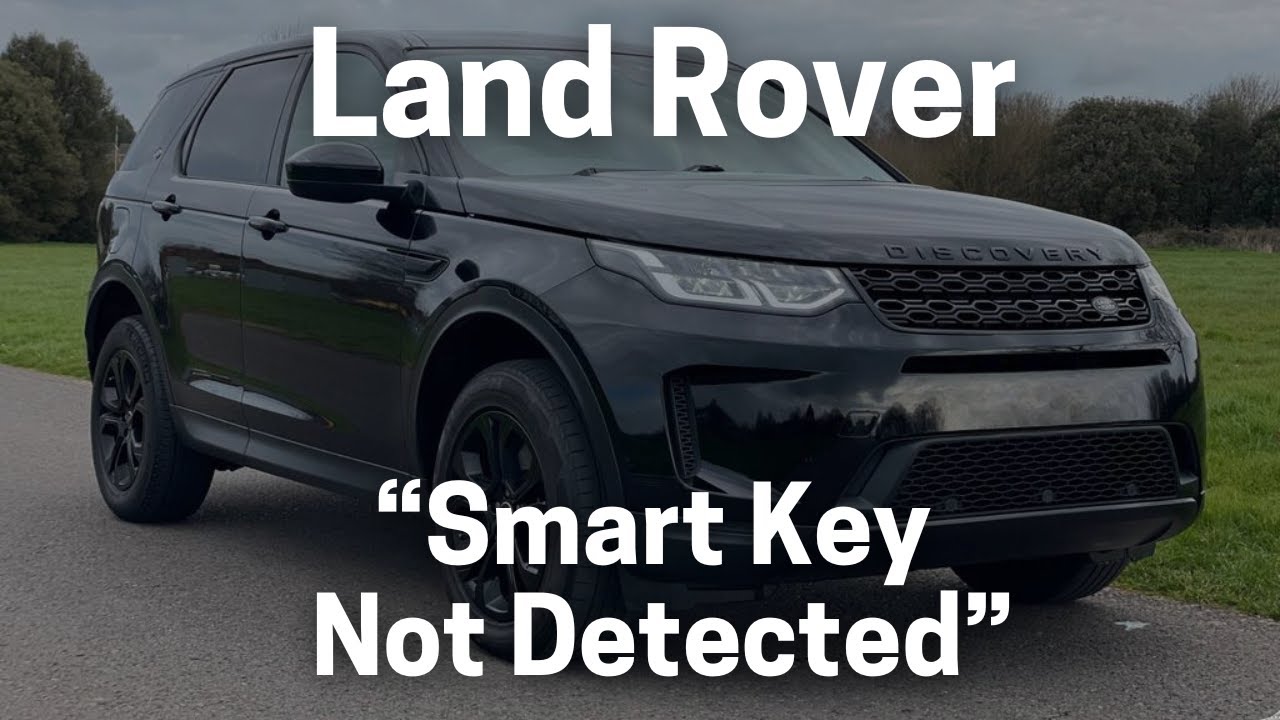How To Start A 2019 Land Rover Discovery Sport Using The Emergency Start Function