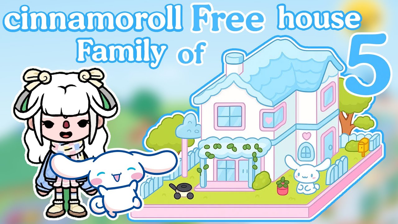 ✨ Building the CUTEST CINNAMOROLL House in Toca Boca 🌸 | Toca Boca House Ideas 😍 SanSan Toca Channel