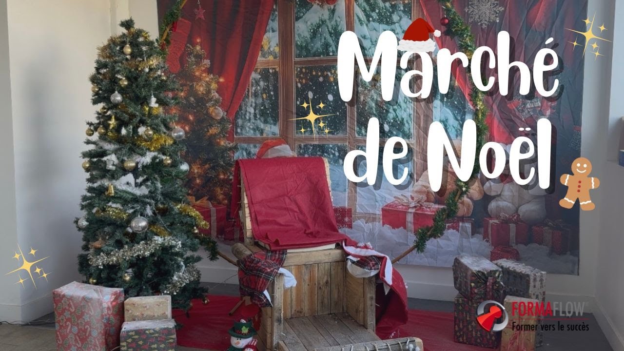 Marché de Noël chez Formaflow organisé par nos BTS NDRC