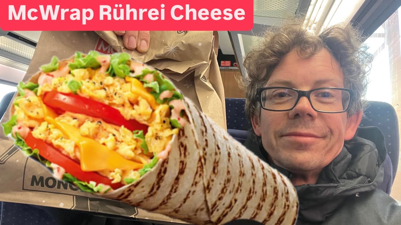 McDonalds Fr&uuml;hst&uuml;ck: McWrap R&uuml;hrei Cheese im Test!