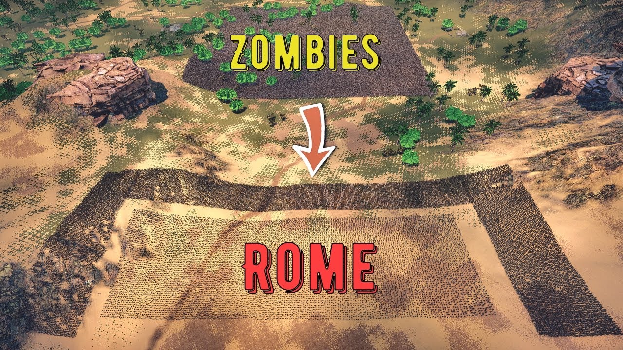 Romans & Cleopatra vs 550,000 Zombies - UEBS 2