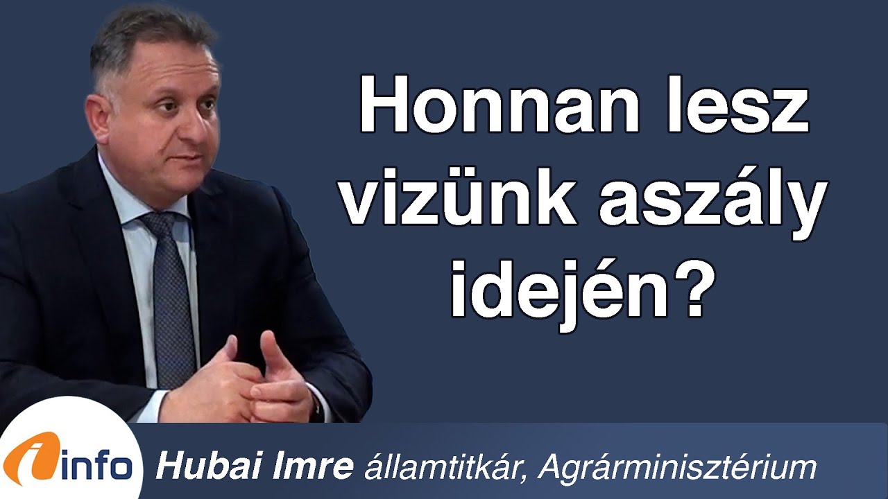 Honnan lesz vizünk aszály idején? Hubai Imre, Inforádió, Aréna