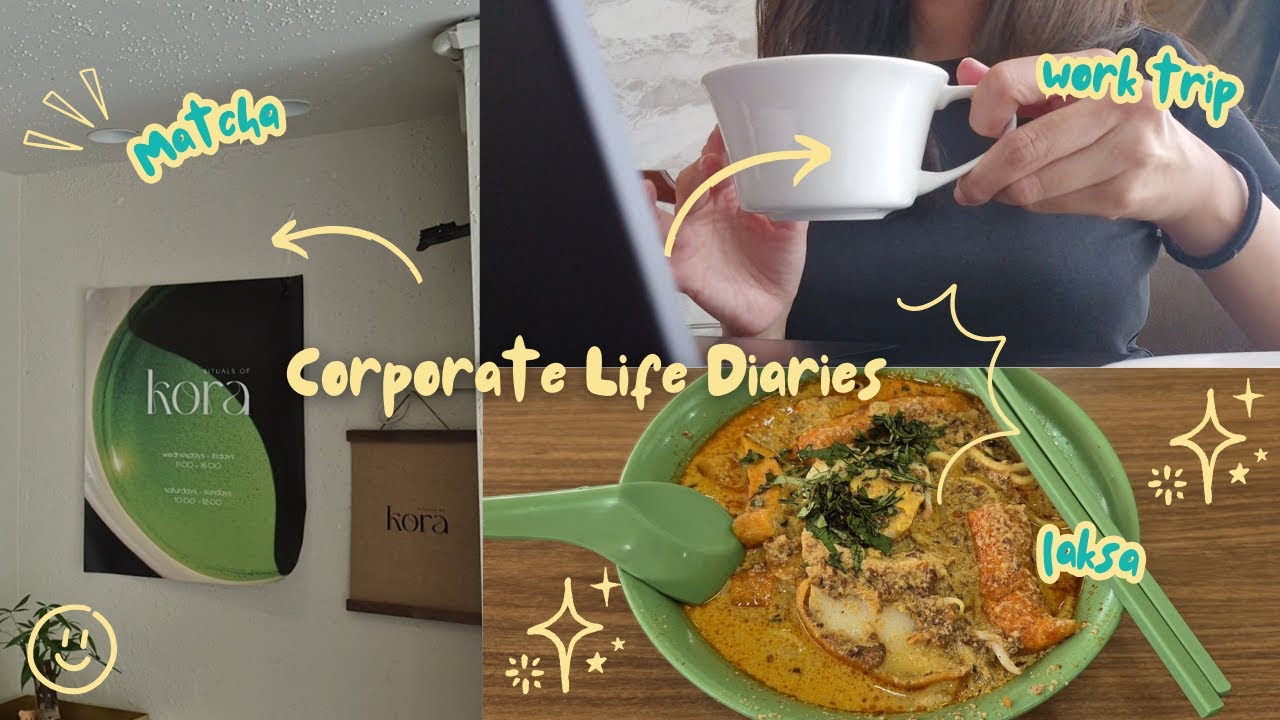 Corporate life diaries | come to work with me, daily routine, business trip, matcha run & more