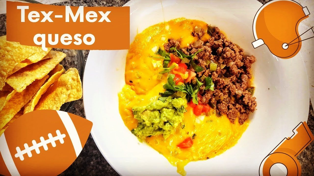 Tex-Mex Queso. Perfect ball game appetizer | Super Bowl snack