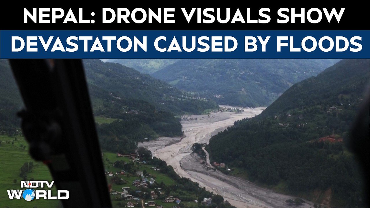 Nepal Floods Drone Video: Aerials Show Flood-Ravaged Nepal Valley As Rescue Ops Continue