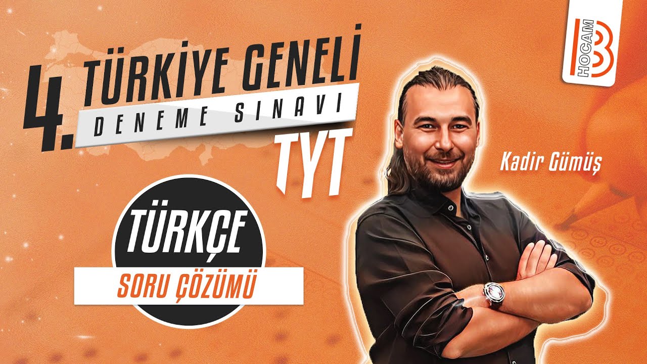 TYT Türkiye Geneli IV.Deneme Sınavı - Türkçe - Video Çözümleri