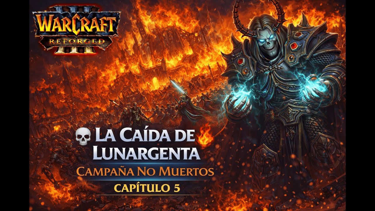 La Caída de Lunargenta ☠️🔥 | Campaña No Muertos #5 – Warcraft III Reforged