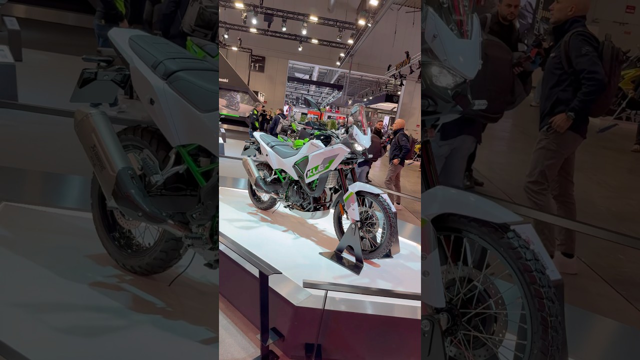 The new Kawasaki KLE500 SE #kawasaki #kle500 #eicma