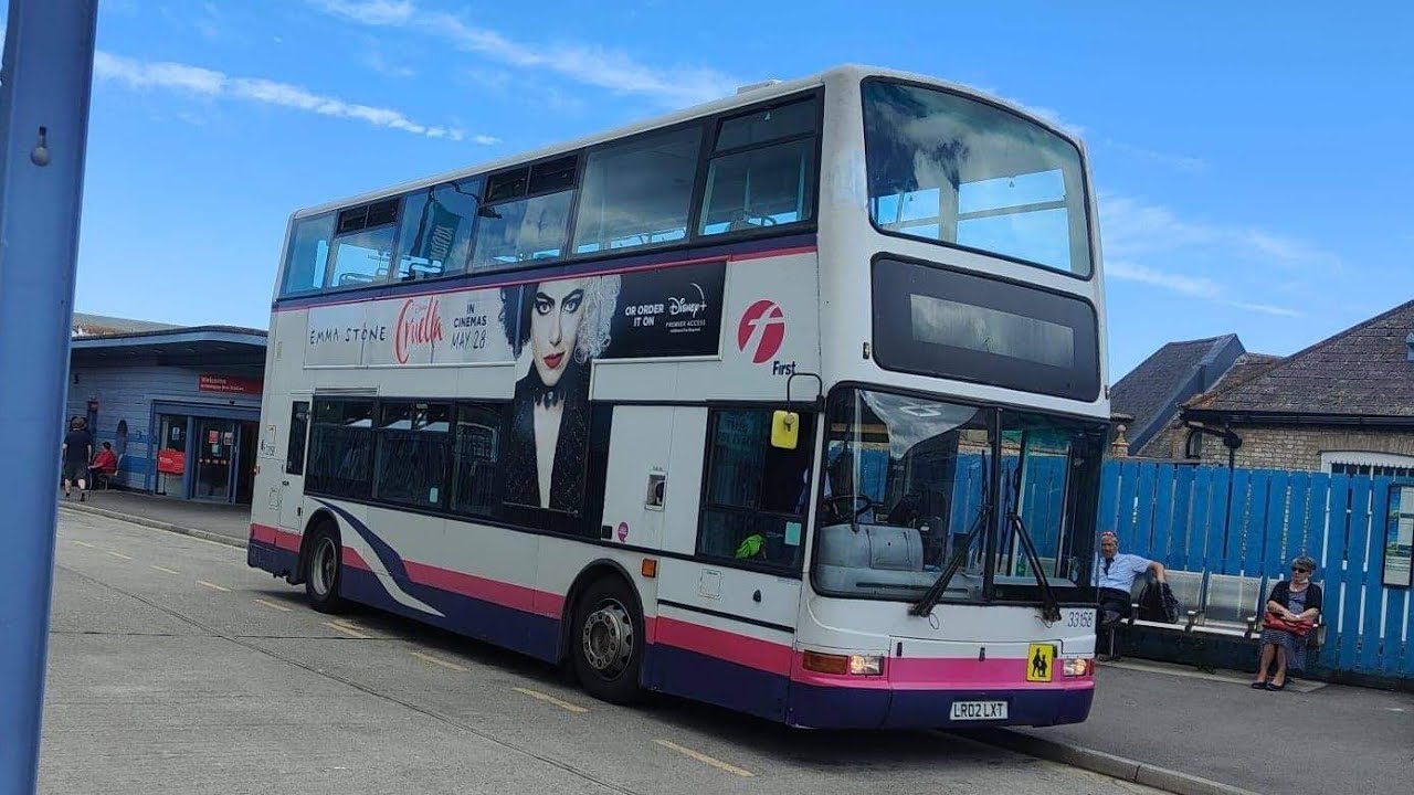*MEGA THRASH* Cornwall By Kernow Dennis Trident Plaxton President 33158 LR02 LXT on route 91