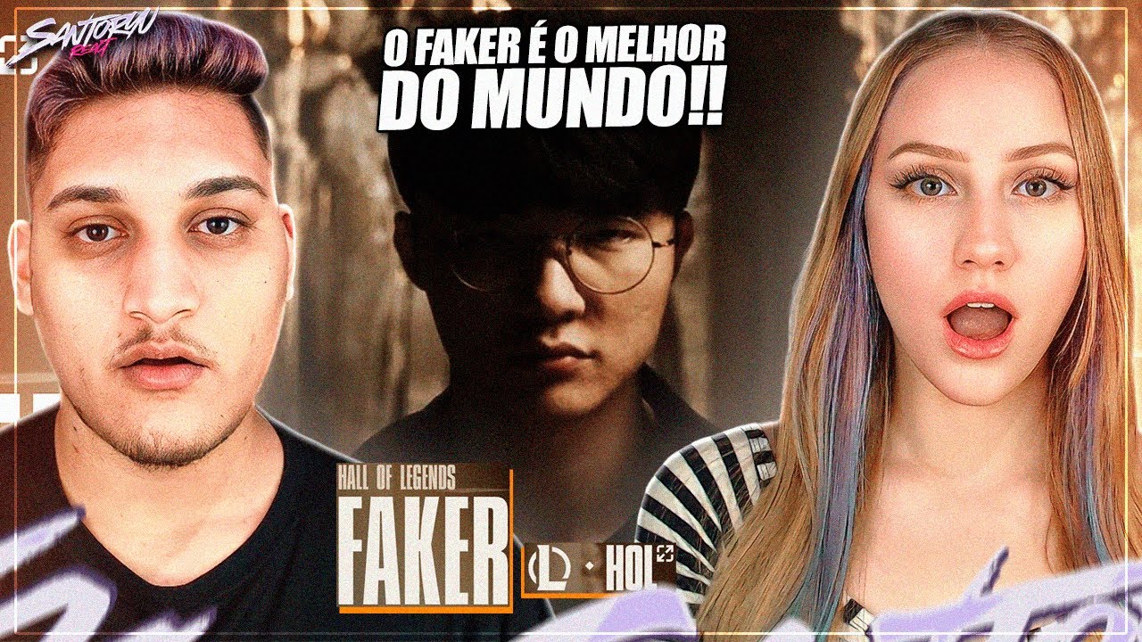 Hall of Legends Faker (League of Legends) - REACT EM CASAL