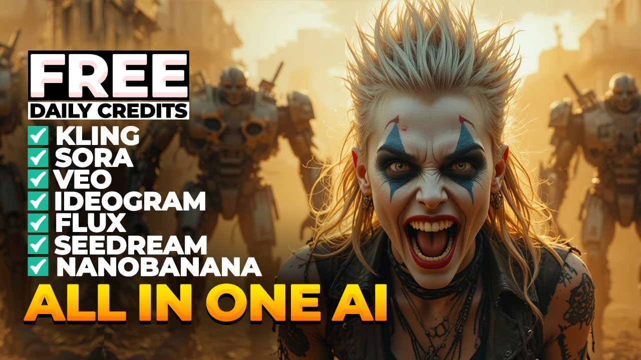 All in one AI | Text to Image & Video AI | Kling, Veo, Sora, Nano Banana Pro | Daily Free Credits!