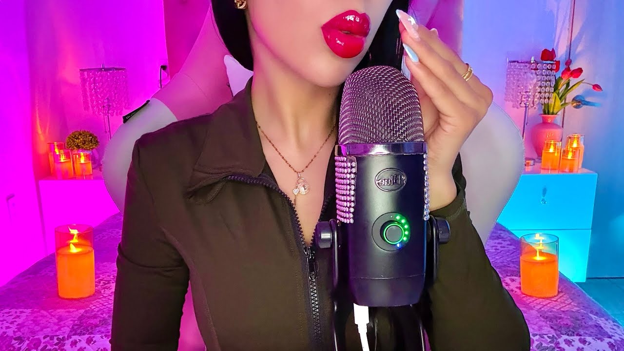 ASMR ✨👂🏻SUSURROS DE 0R3JA A 0R3JA MUY CERQUITA DEL MICRÓFONO