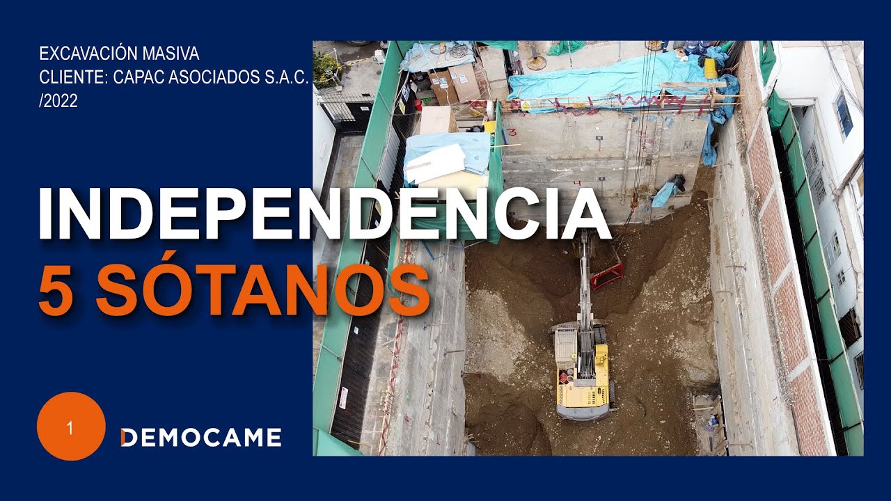 EXCAVACION  MASIVA DE 5 SOTANOS  @capacasociados7935 #excavaciones @democame