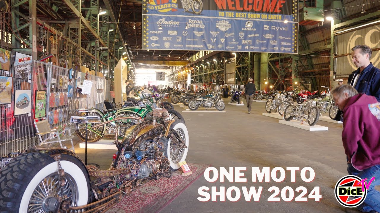 Custom Motorcycles - One Moto Show 2024 #DicEtv