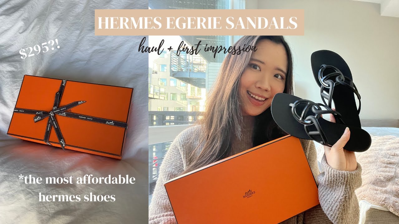 HERMES Egerie Sandals | Cheapest Hermes Shoes? First Impression + Haul