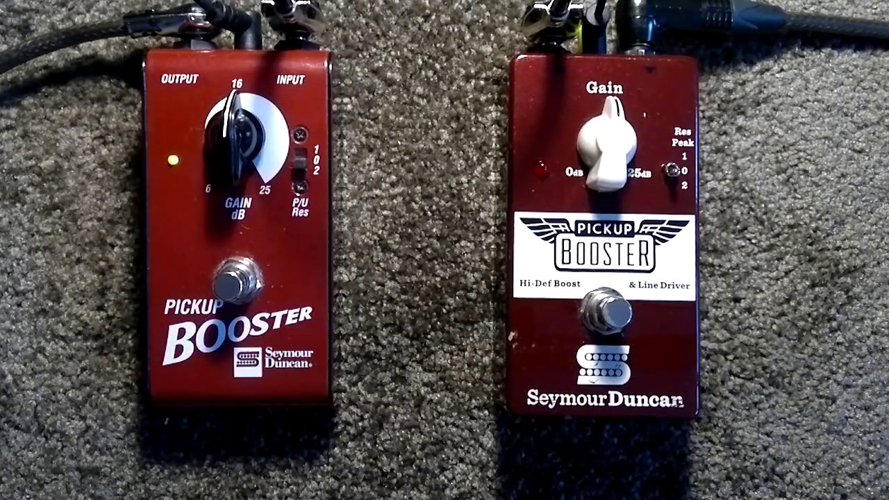 Seymour Duncan Pickup Booster. New & Old version comparison