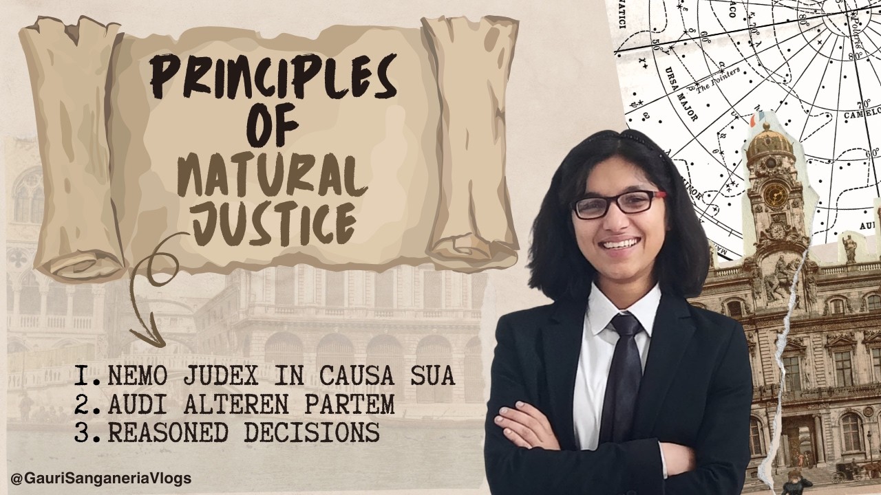 Principles of Natural Justice PART - 1 | Administrative Law | Audi Alterem Partem