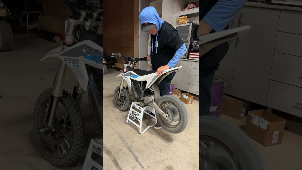 Top speed on Electric mini Dirt Bike!