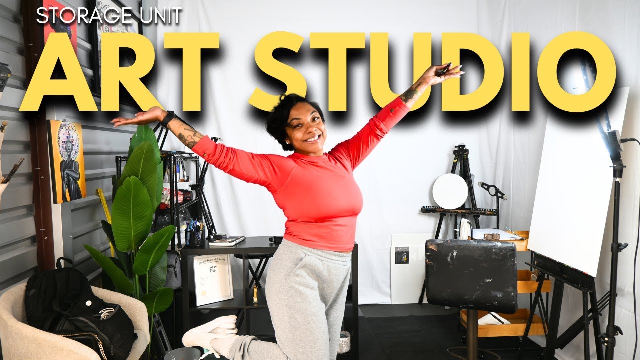 I Turned a Storage Unit into My Art Studio!