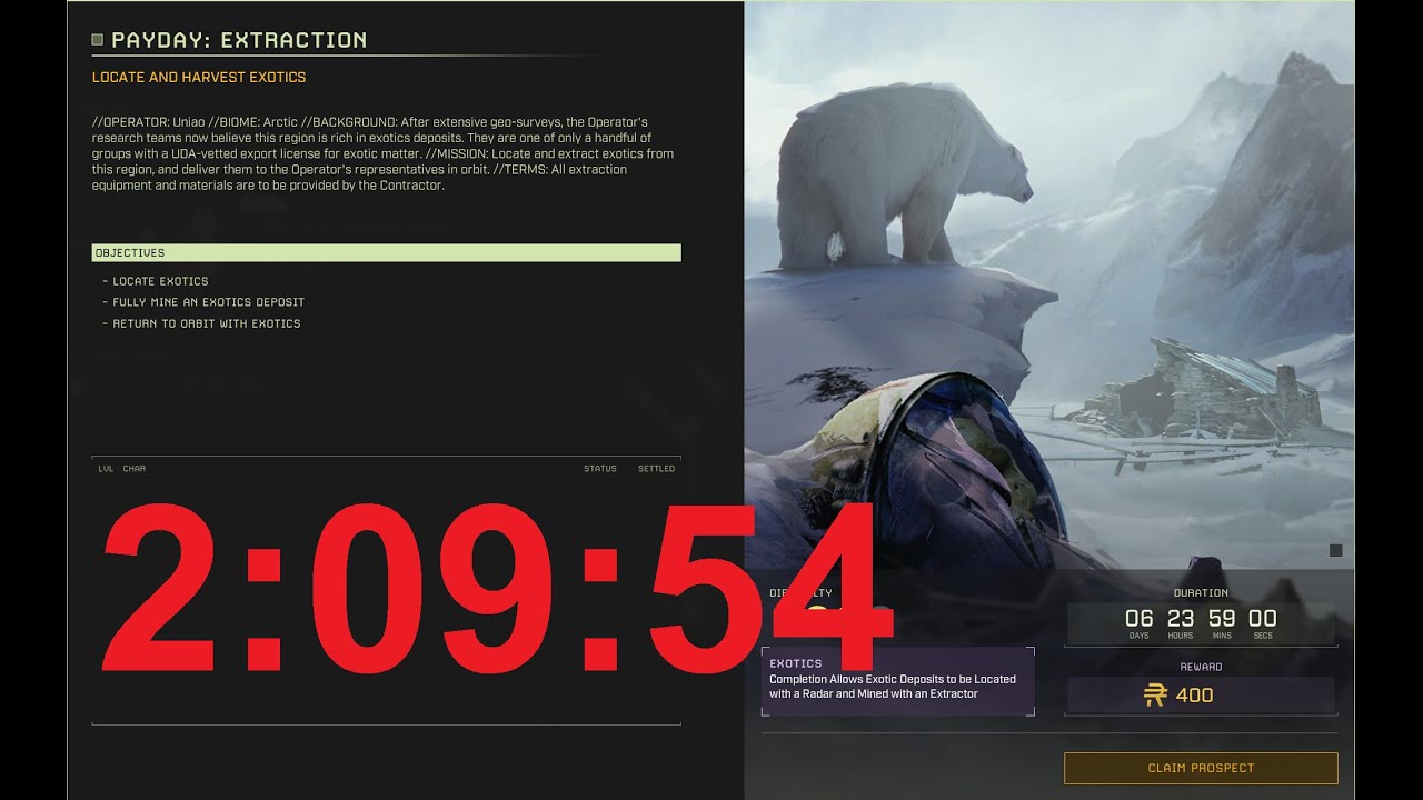 Icarus First Cohort | Payday: Extraction | 2:09:54 | Speedrun | Glitchless